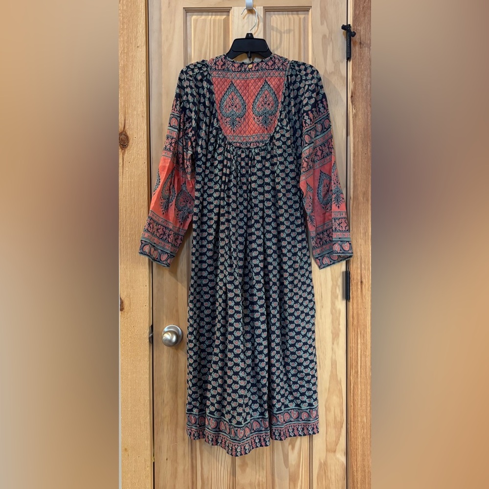 Antik Batik Madou Quilted Cotton-voile Midi Dress XS - Picture 5 of 16
